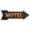 Signmission Motel No Vacany Arrow Decal Funny Home Decor 18in Wide D-A-999733 - alternate 1